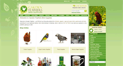 Desktop Screenshot of gardenfeathers.co.uk